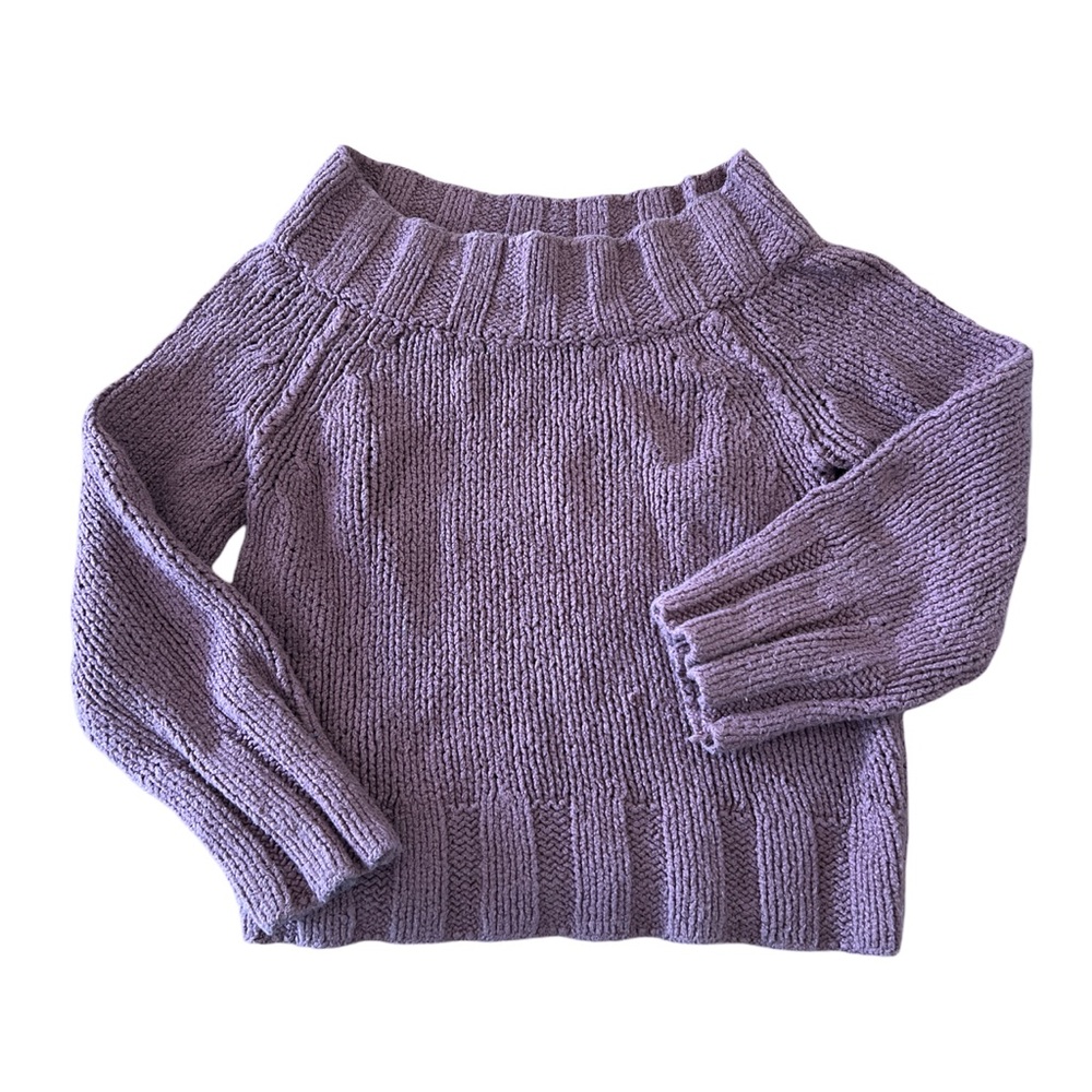 Purple Knit Sweater